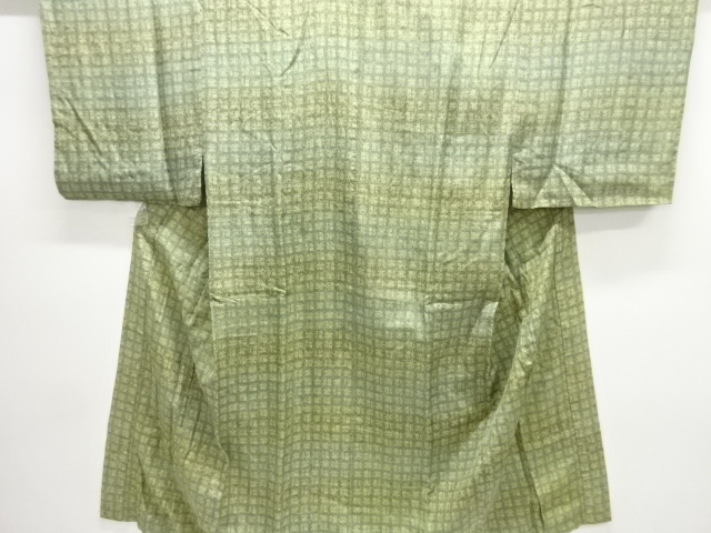 JAPANESE KIMONO / ANTIQUE MENS JUBAN / SILK / KANJI CHARACTER